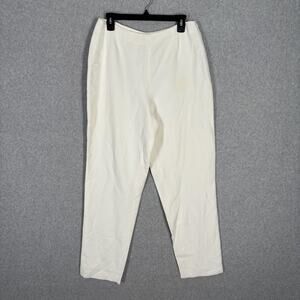 Vintage Casual Corner Linen Pants Sz 12 Lined Quiet Luxury Minimalist Nautical**
